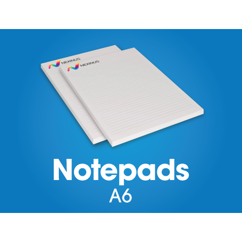 100 x A6 Note Pads - 50 sets - 100gsm bond